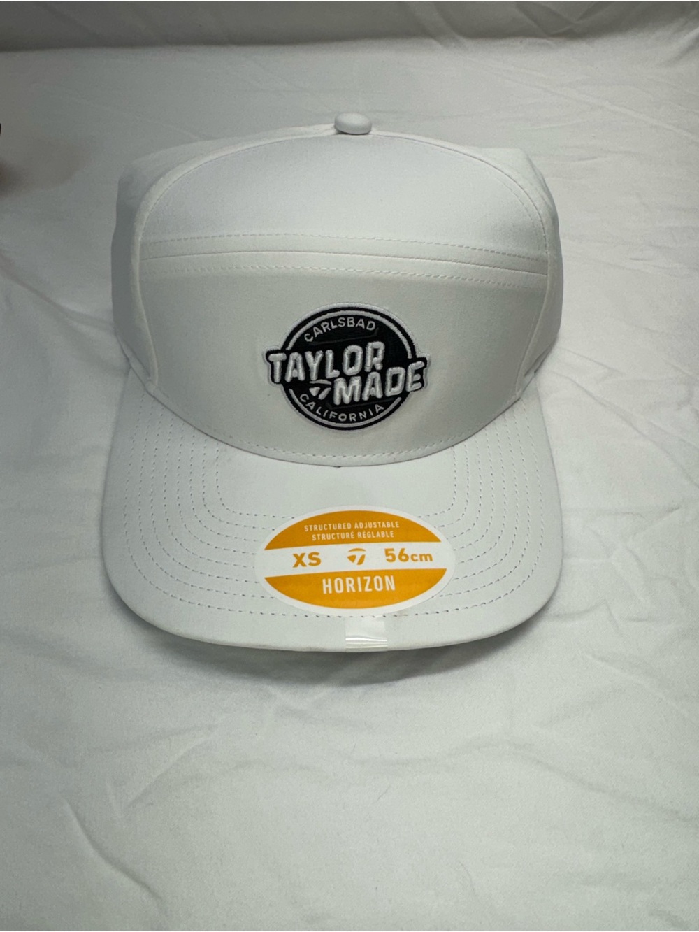Nike White Structured Horizon Cap - Men's Adjustable Hat